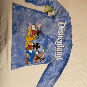 Mickey Mouse and Friends Tie-Dye Disney Celebration Crew for Adults - NWT
